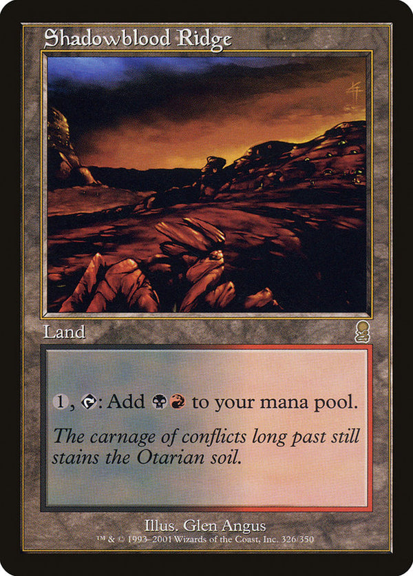 Shadowblood Ridge - Magic: The Gathering