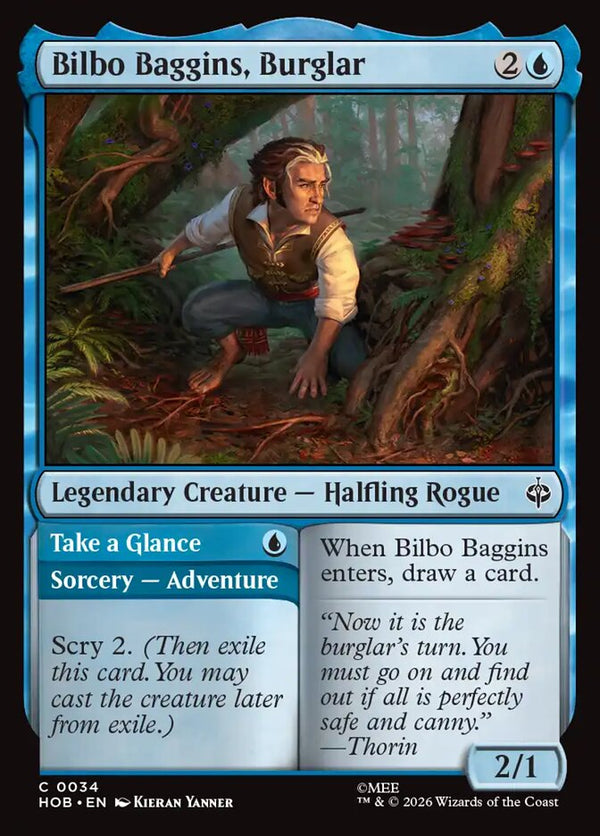 Bilbo Baggins, Burglar - Magic: The Gathering