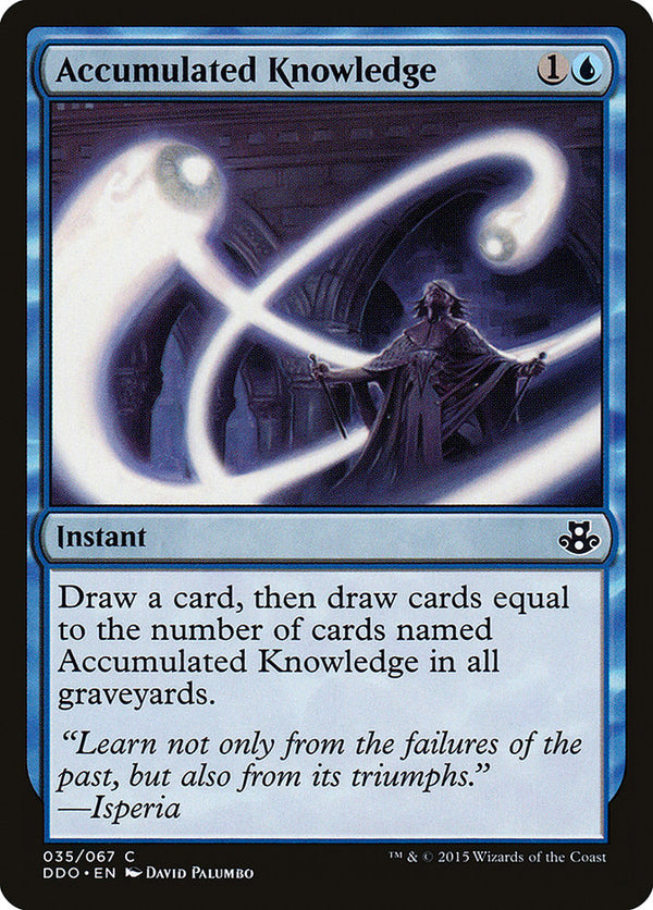 Accumulated Knowledge - Magic: The Gathering