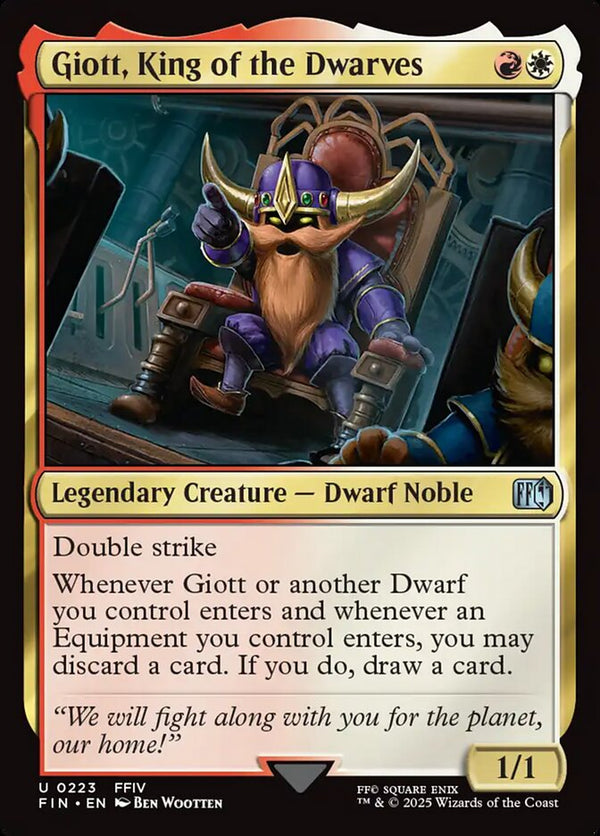 Giott, King of the Dwarves - Magic: The Gathering