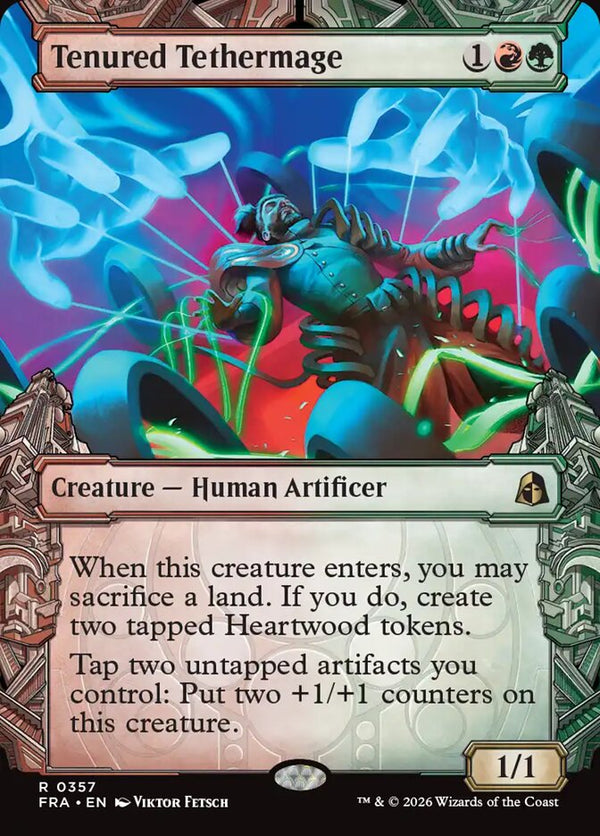 Tenured Tethermage (Showcase) (FRA 357) - Magic: The Gathering