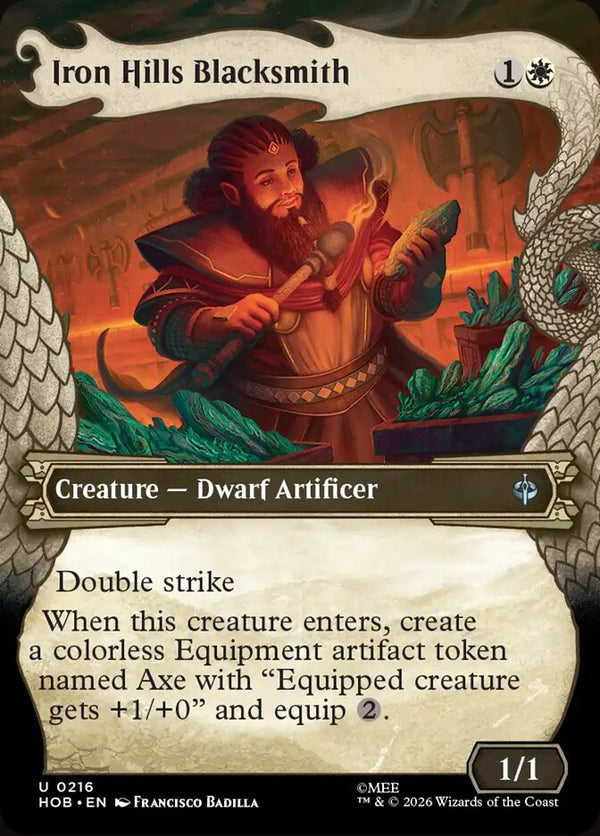 Iron Hills Blacksmith (Showcase) (HOB 216) - Magic: The Gathering