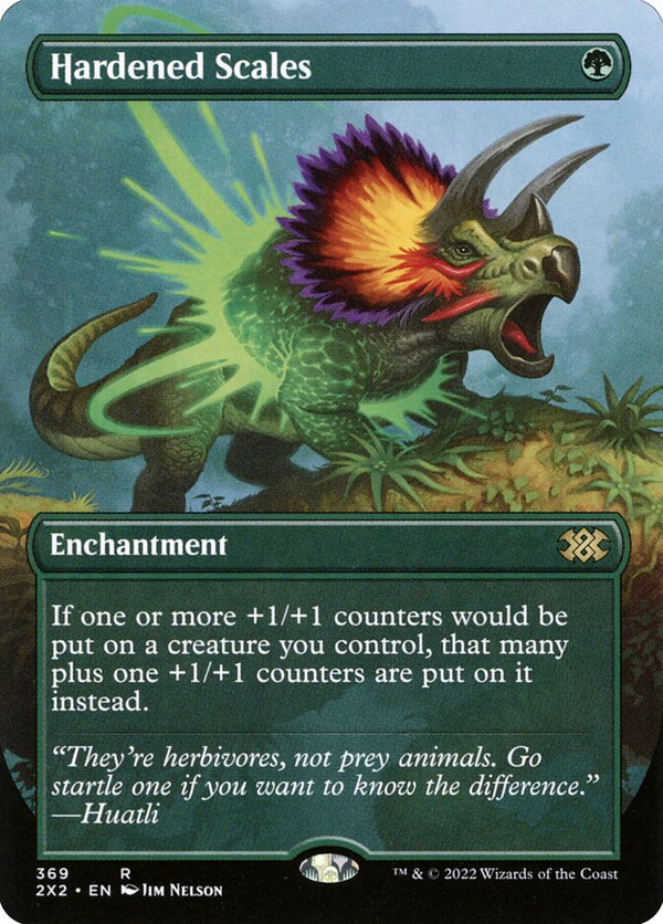 Hardened Scales (Borderless) - Magic: The Gathering