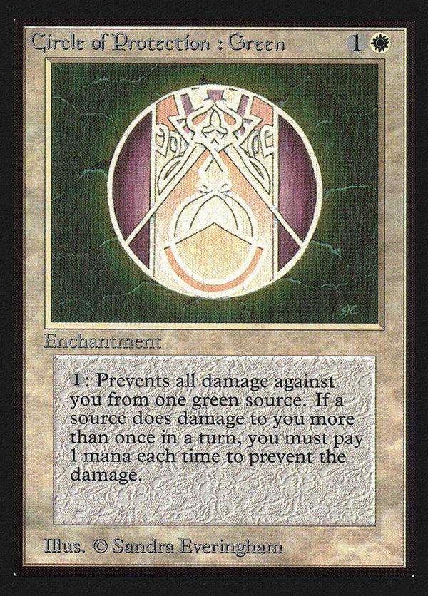 Circle of Protection: Green (CE) - Magic: The Gathering