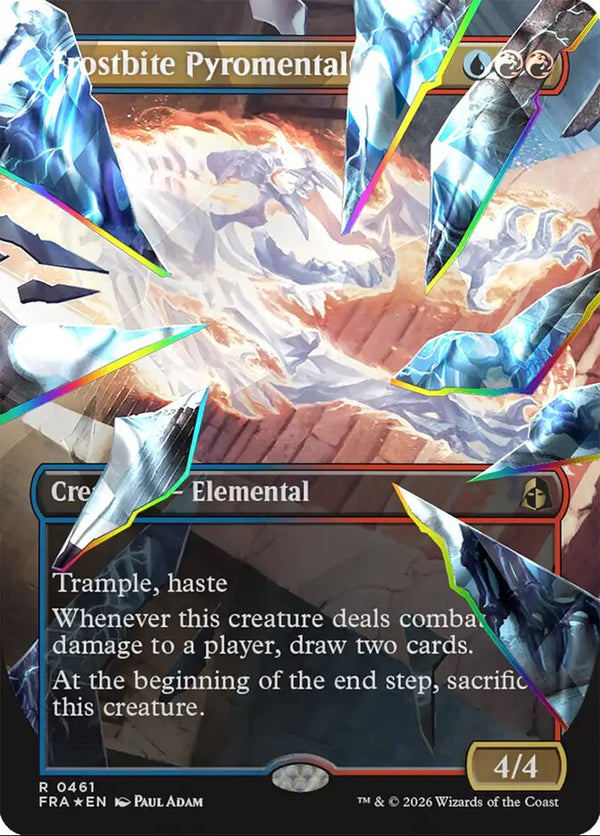Frostbite Pyromental (Borderless) (Facet Foil) (FRA 461) - Magic: The Gathering
