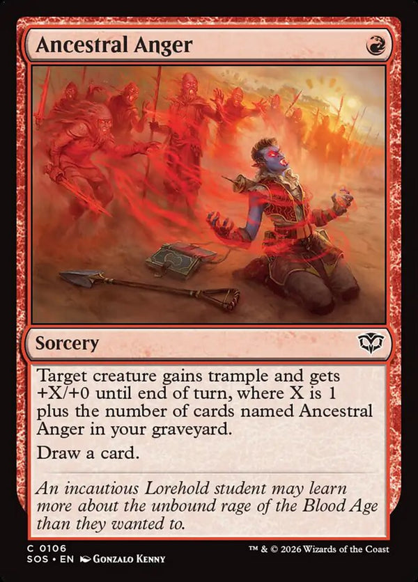 Ancestral Anger - Magic: The Gathering