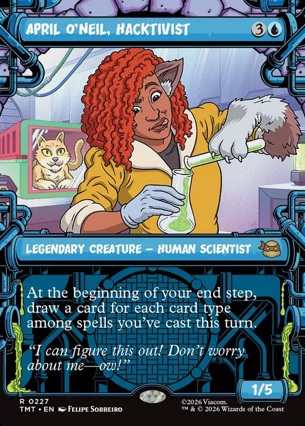 April O'Neil, Hacktivist (0227) (Showcase) - Magic: The Gathering