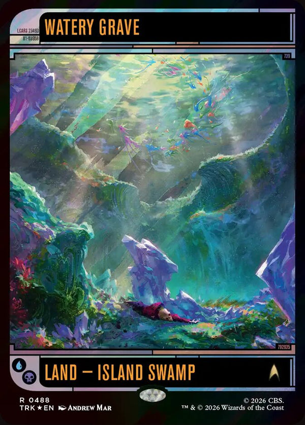 Watery Grave (Surge Foil) - Magic: The Gathering