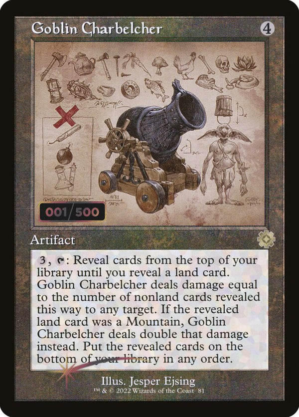 Goblin Charbelcher (Schematic) (Serial Numbered) - Magic: The Gathering