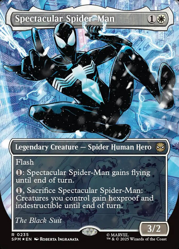 Spectacular Spider-Man (0235) (Borderless) (Textured Foil) - Magic: The Gathering