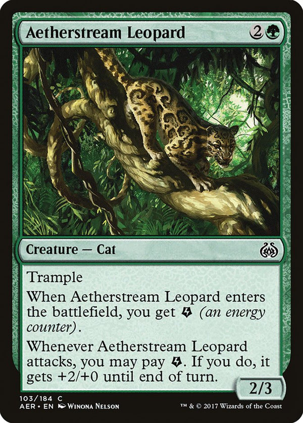 Aetherstream Leopard - Magic: The Gathering