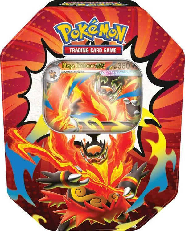Ascended Heroes Tin [Mega Emboar ex] - Pokémon