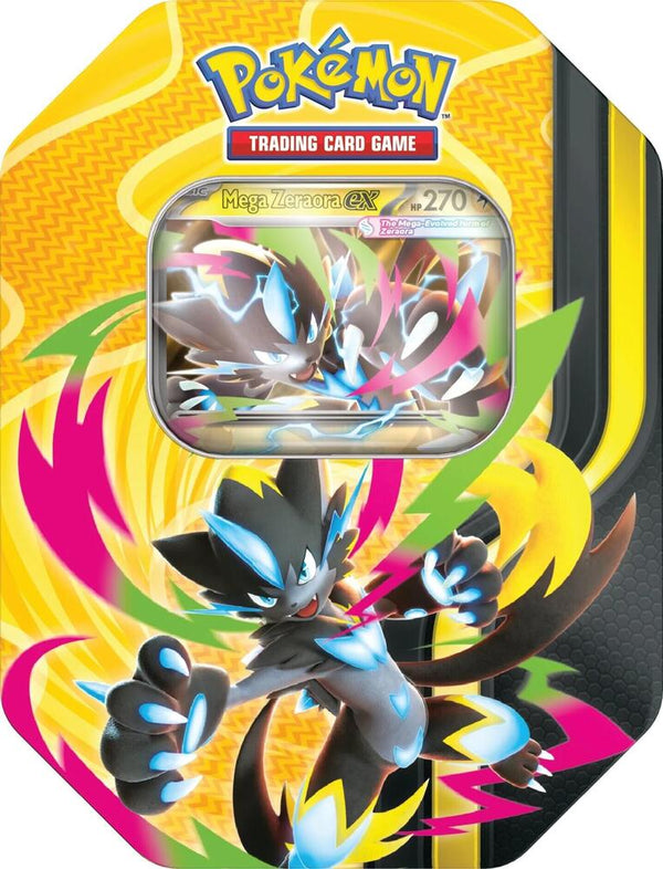 Mega Forces Tin [Mega Zeraora ex] - Pokémon