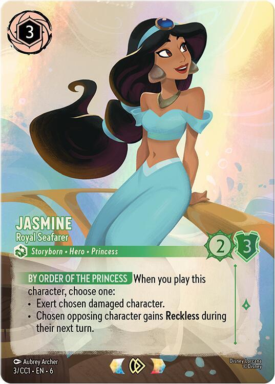 Jasmine - Royal Seafarer - Disney Lorcana