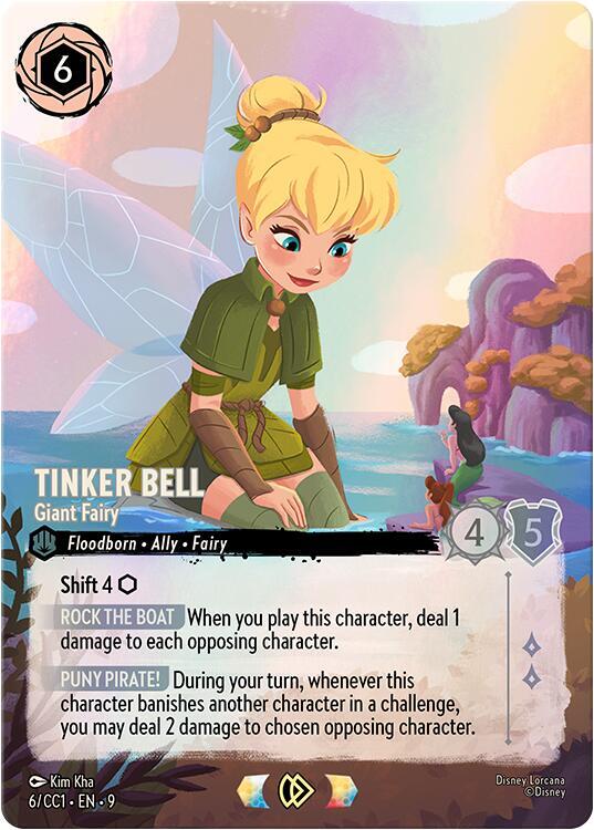 Tinker Bell - Giant Fairy (6/CC1) - Disney Lorcana