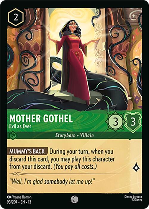 Mother Gothel - Evil as Ever - Disney Lorcana