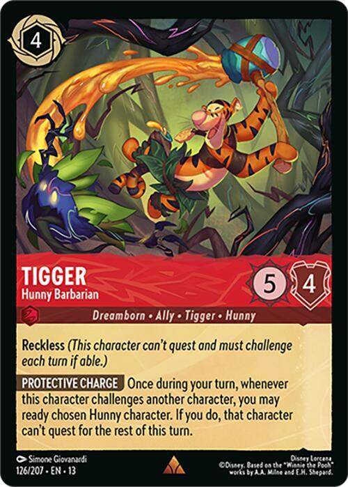 Tigger - Hunny Barbarian - Disney Lorcana