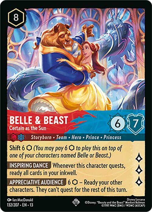 Belle & Beast - Certain as the Sun - Disney Lorcana