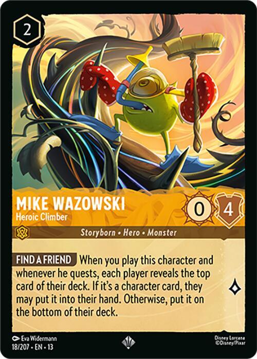 Mike Wazowski - Heroic Climber - Disney Lorcana