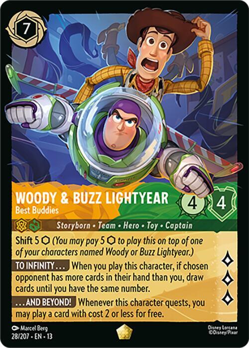 Woody & Buzz Lightyear - Best Buddies - Disney Lorcana
