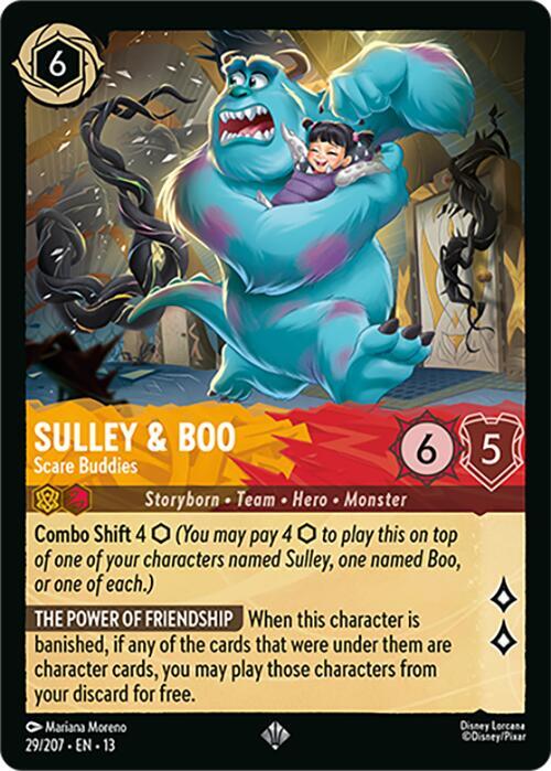 Sulley & Boo - Scare Buddies - Disney Lorcana