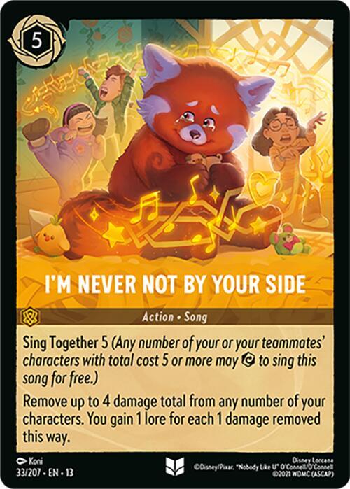 I'm Never Not by Your Side - Disney Lorcana