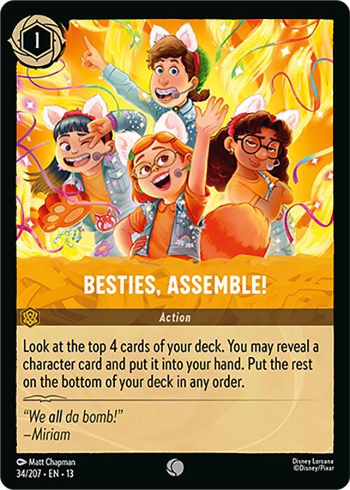 Besties, Assemble! - Disney Lorcana