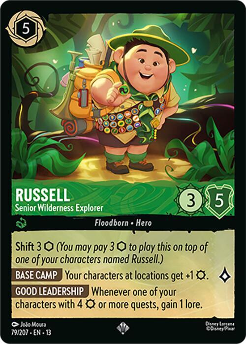 Russell - Senior Wilderness Explorer - Disney Lorcana