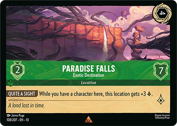 Paradise Falls - Exotic Destination - Disney Lorcana