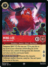 Ming Lee - Giant Red Panda - Disney Lorcana