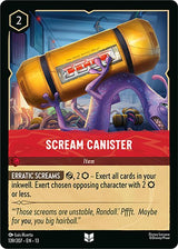 Scream Canister - Disney Lorcana
