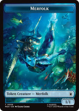 Merfolk // Doombot Double-Sided Token - Magic: The Gathering