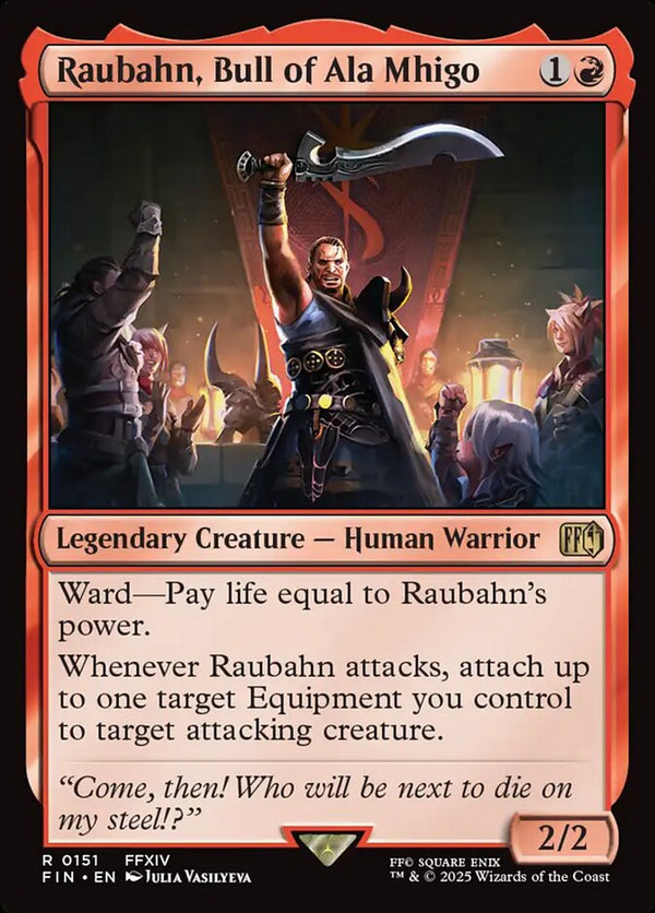 Raubahn, Bull of Ala Mhigo - Magic: The Gathering