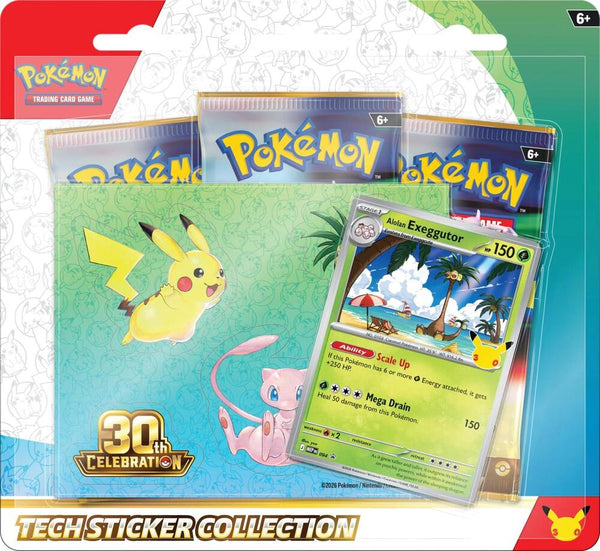 30th Celebration Tech Sticker Collection [Alolan Exeggutor] (30C) - Pokémon