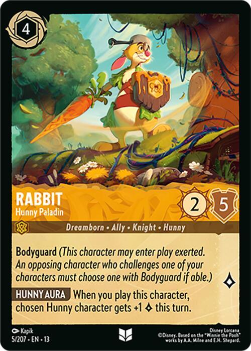 Rabbit - Hunny Paladin - Disney Lorcana