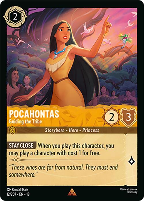 Pocahontas - Guiding the Tribe - Disney Lorcana