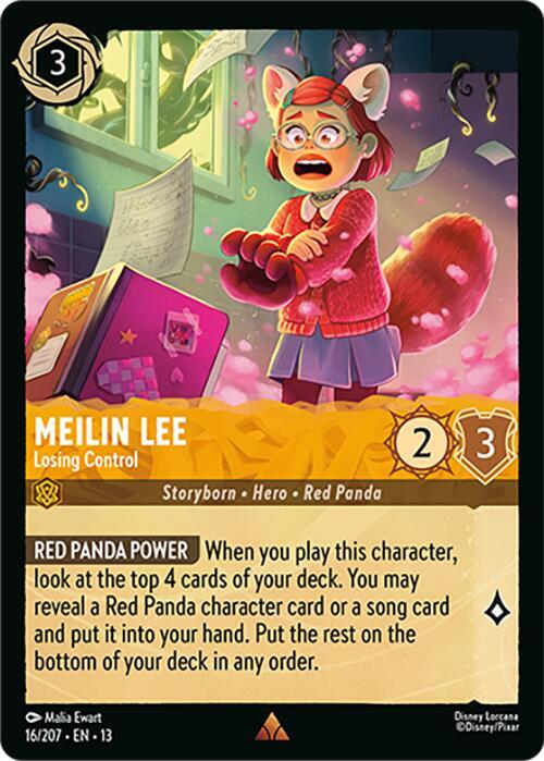 Meilin Lee - Losing Control - Disney Lorcana