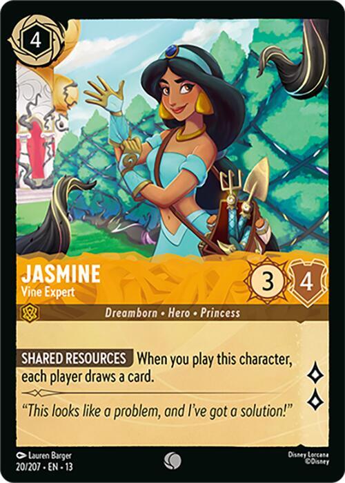 Jasmine - Vine Expert - Disney Lorcana