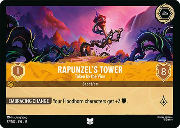 Rapunzel's Tower - Taken by the Vine - Disney Lorcana