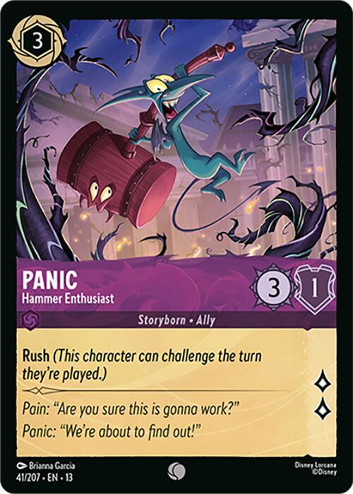 Panic - Hammer Enthusiast - Disney Lorcana