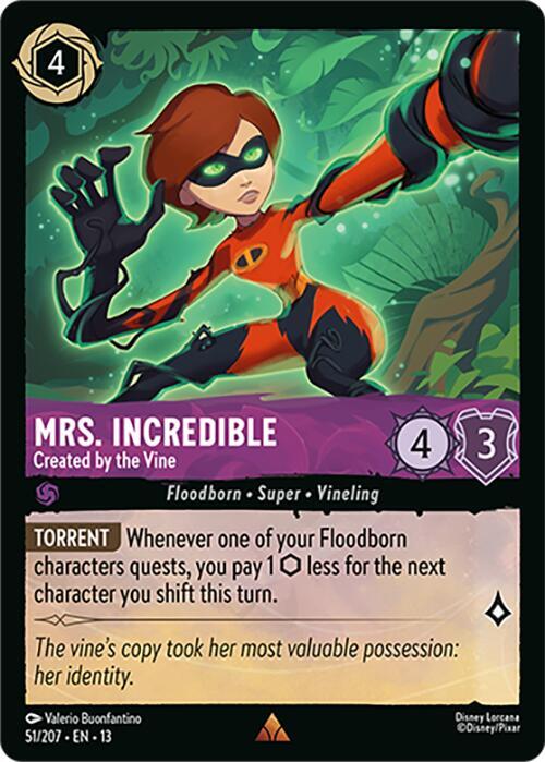Mrs. Incredible - Created by the Vine - Disney Lorcana