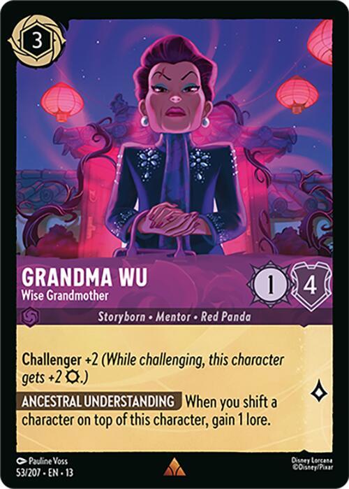 Grandma Wu - Wise Grandmother - Disney Lorcana