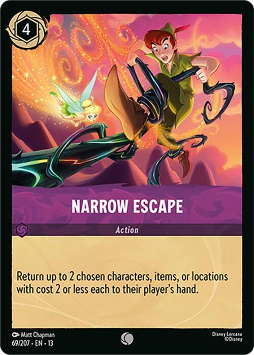 Narrow Escape - Disney Lorcana
