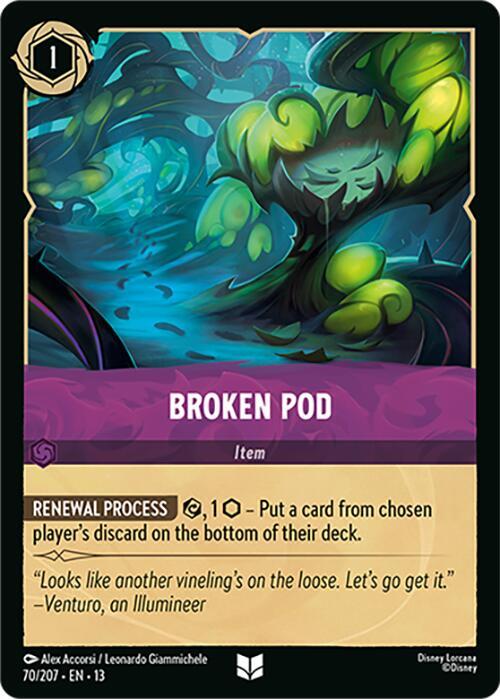 Broken Pod - Disney Lorcana