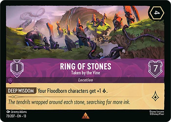 Ring of Stones - Taken by the Vine - Disney Lorcana