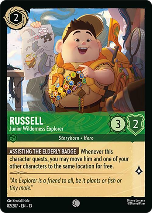 Russell - Junior Wilderness Explorer - Disney Lorcana