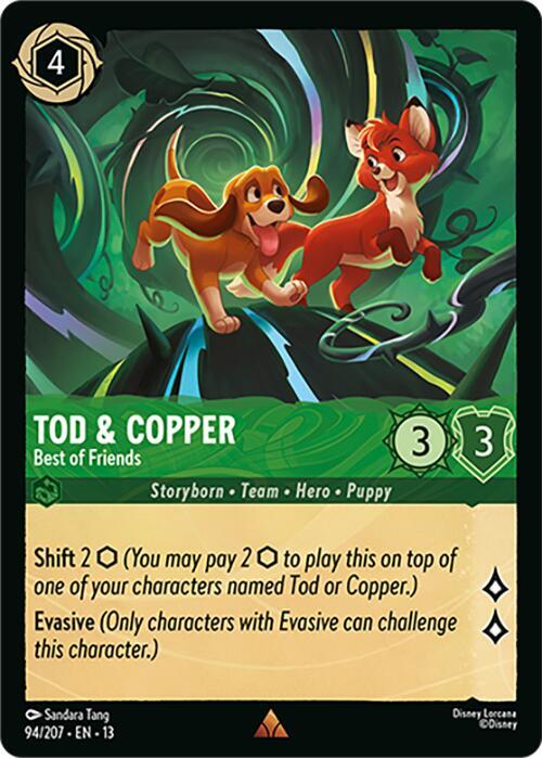 Tod & Copper - Best of Friends - Disney Lorcana