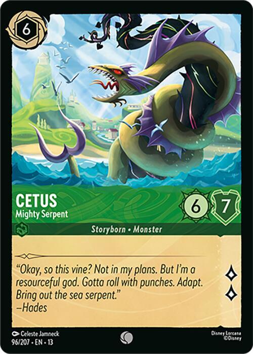 Cetus - Mighty Serpent - Disney Lorcana