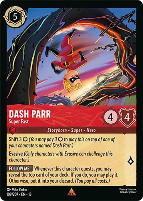 Dash Parr - Super Fast - Disney Lorcana