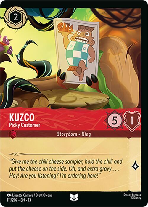 Kuzco - Picky Customer (Foil) - Disney Lorcana